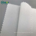 Woven Fusible Interfacing Interlining Fusing Buckram Fabric Double Dot Pa Coating Bi-stretch 100% Polyester for Facing and Lapel